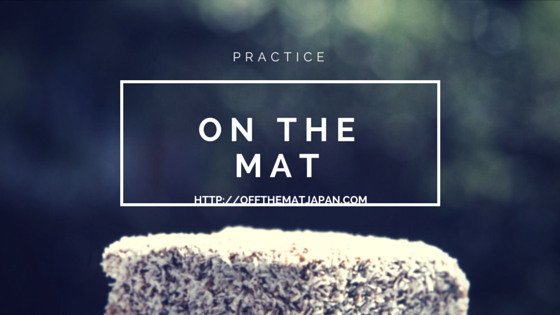 on the mat